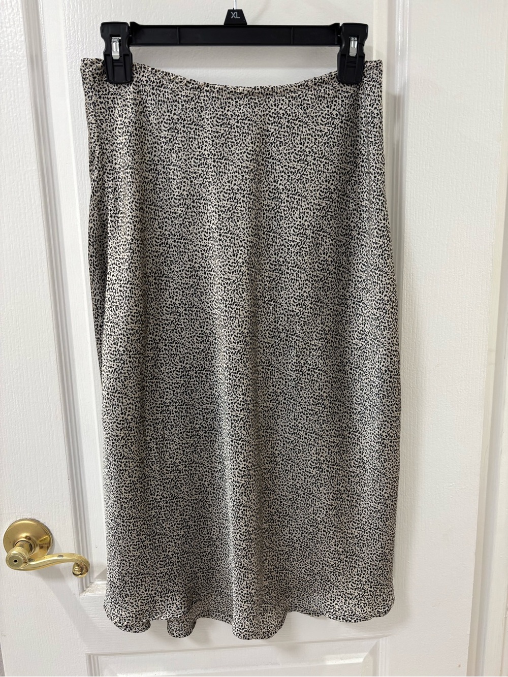 Sienna Sky Y2K Style Satin Animal Print Midi Skirt size M